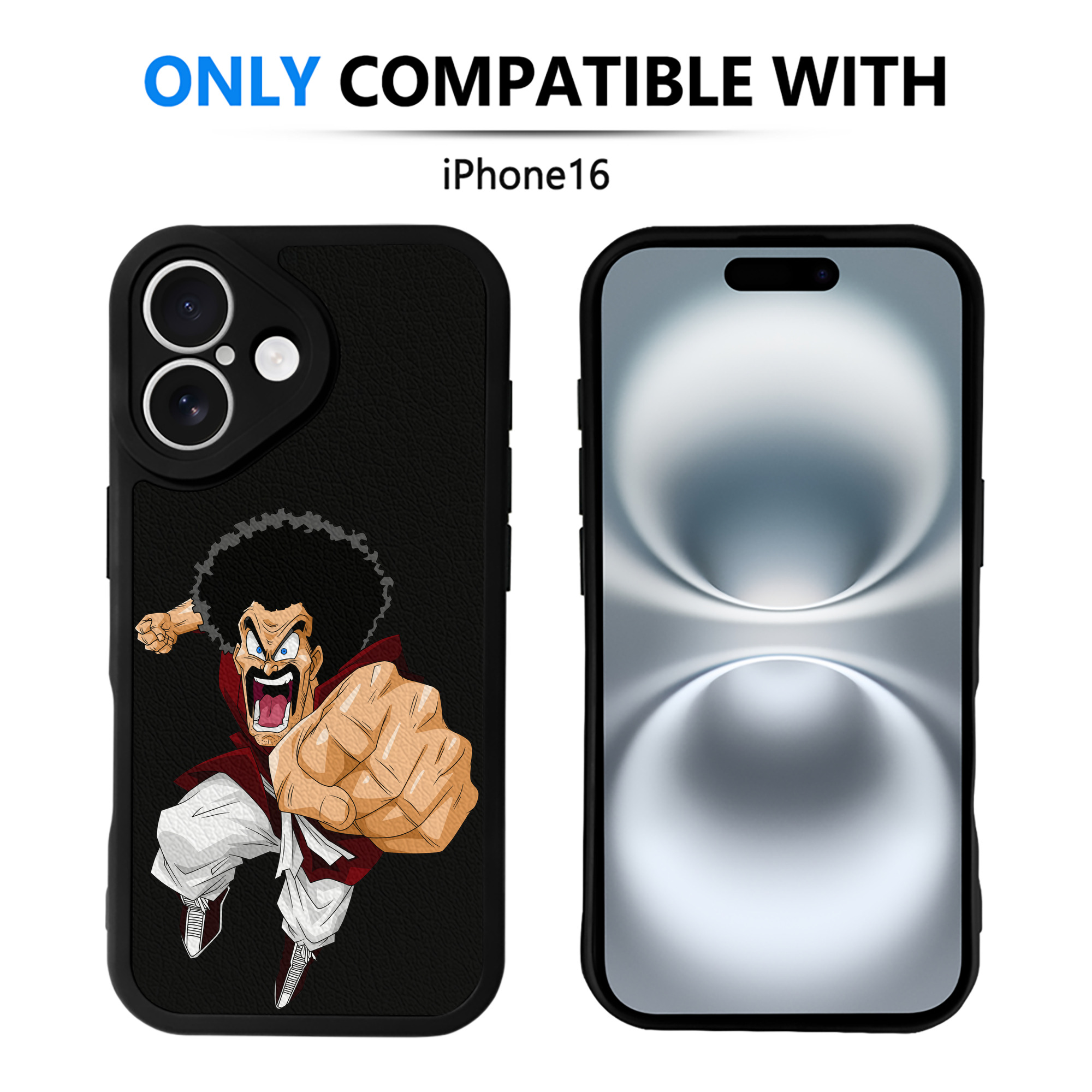 （画像用） ドラゴンボール DRAGON BALL 【iPhone 16シリーズ対応】シリコンスマホケース（レザー調） 材質：シリコン